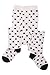Weri Spezials Baby and Children Tights, Cream, Black Peas, Size: 5-6 years (110/116)