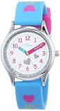 s.Oliver Mädchen Analog Quarz Uhr mit Silikon Armband SO-3502-PQ