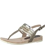 TOUCH-IT Tamaris 1-1-28634-22 Damen Riemchensandale,Sandale,Sandalette,Sommerschuh,bequem,flach,Touch-IT,Pepper Comb,36 EU