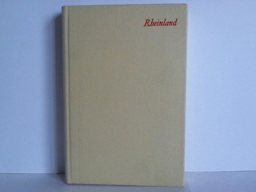 Handbuch der deutschen Kunstdenkmäler. Nordrhein-Westfalen. Bd. 1. Rheinland.