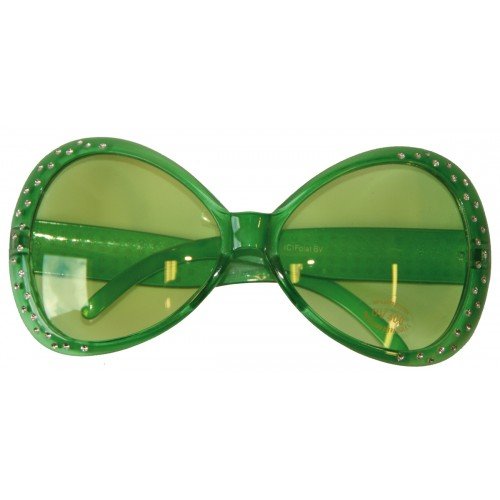 Preisvergleich Produktbild Party Glasses Diamond Frame Green