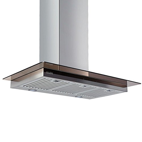 Glen 60 cm 1250 m3/hr Chimney (6062 TS, 2 Baffle Filters, Touch Control, Stainless Steel)
