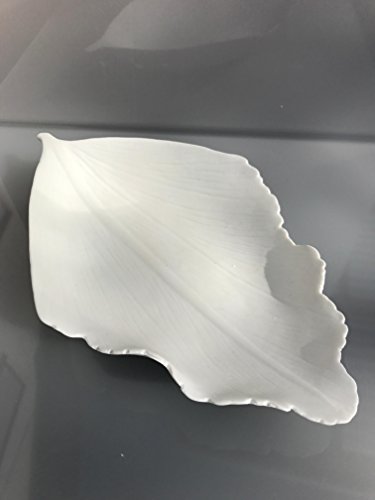 ASA Selection Leafs Blatt Weiß Schale 23, 2×14 cm H 3, 5 cm Lebensmittel Deko - 3
