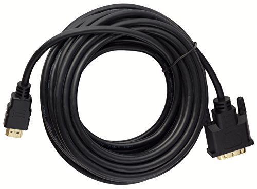 mumbi HDMI auf DVI Kabel / HDMI 19-pol Male auf DVI-D 18+1 Male – VERGOLDETE Kontakte – 10 Meter - 3