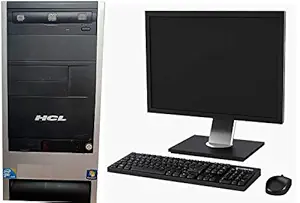 (Renewed) HCL Desktop (Intel CORE 2 DUO /4 GB RAM(Upgradable to 8GB) / 500 GB HDD/ Windows 7 Pro , MS Office/Intel Q65 Express Chipset, USB, Ethernet,VGA,Audio,Generic 17