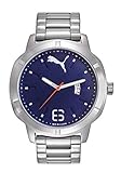 Puma Herren Analog Quarz Smart Watch Armbanduhr mit Edelstahl Armband PU104261003