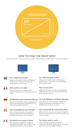 VistaProtect – Premium-Blickschutzfilter für Computermonitore (24″ Zoll) - 7