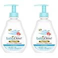 Baby Dove Rich Moisture Hair to Toe Baby Wash 200 ml, No Tears Body Wash for Baby's Soft Skin - Hypoallergenic, No Sulphates, No Parabens (Pack of 2)