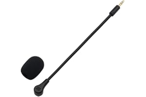 Xingsiyue Zamienny Mikrofon Kompatybilny z Razer Barracuda X Bezprzewodowy Zestaw Słuchawkowy do Gier - Odłączany Mikrofon Audio 3.5mm