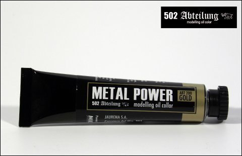 (MIGABT200) - *** Mig Productions Oil Colours - Metal Power Gold