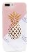 Produktbild Haysoms iPhone 8 Plus TPU Pink und Weiß Marmor Fall mit Gold Ananas Fall - Multi