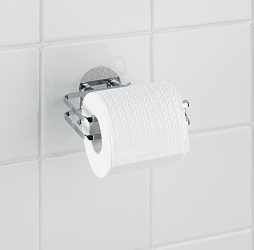 Wenko 21780100 Turbo-Loc Toilettenpapierhalter, Befestigen ohne bohren, Edelstahl rostfrei, 13,5 x 7 x 11 cm, glänzend - 4
