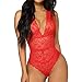 Produktbild Damen Dessous Weihnachten Luckycat Mode Lace Sleepwear Dessous Versuchung Babydoll Unterwäsche Overall Nachtwäsche Unterwäsche Reizwäsche Dessous-Sets