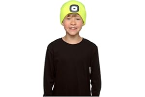 IUEG LIMITED IUEG Kids Children LED Beanie Battery-Powered Winter Hat