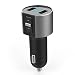Produktbild Bluetooth Auto FM-Transmitter, Auledio Wireless freisprecheinrichtung Radio Adapter mit USB-Autoladegerät hands-free talking Freisprechen für alle Smartphones Audio Player