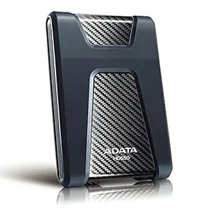 Adata HD650 2TB USB 3.0 Portable External Hard Drive - Black