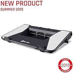 KLIMTM Airflow + L'Air Froid Entre, l'Air Chaud Sort Refroidisseur pour PC + Turbine Innovante à Flux Croisé Haute Performance + Matériaux Haute Qualité + Garantie 5 Ans + 10-17"