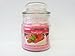 Small 3oz (85g) Glass Jar (STRAWBERRIES AND CREAM) Scented Natural Soy Blend Candle BY MAKBROS