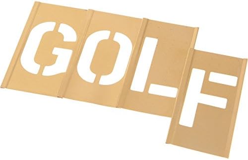 Advanced Stencils Set Of Brass Locking Stencils 2" Letters [Pack of 1] --