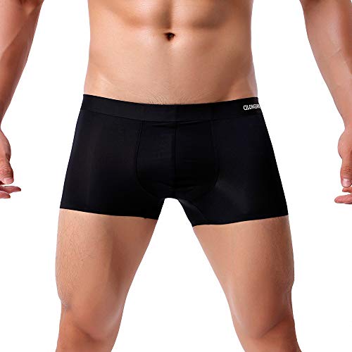 Underwear Sunday77 Men's Boxer Solid Patchwork Plus Size Sexy Hipster Briefs Cozy Comfortable Underpants Pants Boardshorts