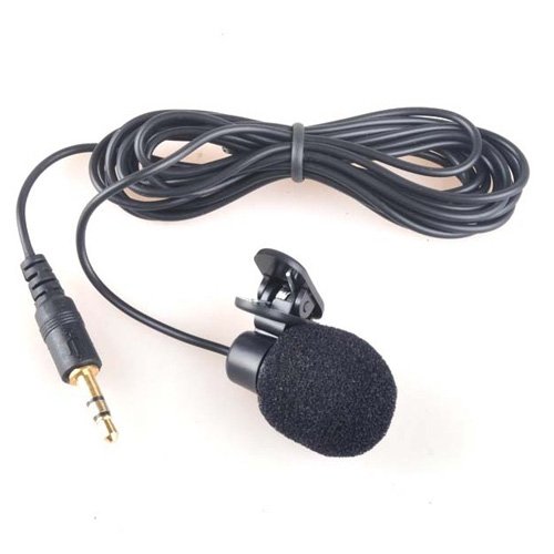 SODIAL 3.5mm Mini Micrófono de Computadora con Clip