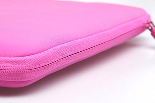 WIWU Neopren Notebook Hülle für Macbook Pro Retina 15,4 Zoll Display Wasserdicht Computer Tasche / Tablet Beutel Stoßfest Schutzhülle Klassik Stil (Pink, 15 Zoll) - 4