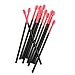 4 Migo 50pcs Disposable Eyelash Mini Brush Mascara Wands Applicator Spoolers Makeup (Ball shap)