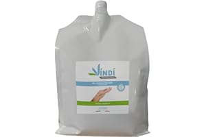Vindi Désinfectant gel hydroalcoolique - Bidon-écorecharge de 5L - Fabrication Française -76% d'alcool - Virucide