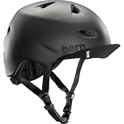 Bern Brentwood Zip Mold - Casco para hombre para bicicleta BMX, color negro ( 60 - 63 cm )