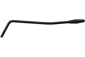 Musiclily Basic 6mm Bras de Tremolo à Visser en Acier M6 Tige de Vibrato Tremolo Arm Bar pour Guitare électrique Style Fender Strat ST Squier, Noir