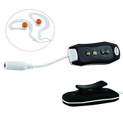 Tera® wasserdicht 8GB MP3 Sport Schwimmen MP3-Player mit FM-Radio für Schwimmen Sportarten Segeln - 3