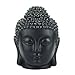 Produktbild omonic Porzellan ZEN Garten Yoga Meditation Weiß Thai Buddha Statue Kopf ätherisches Öl Brenner Aromatherapie Diffusor Home Decor