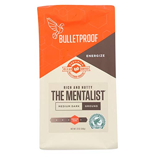 Bulletproof Upgraded 12 oz Coffee (The Mentalist Dark Roast Ground)