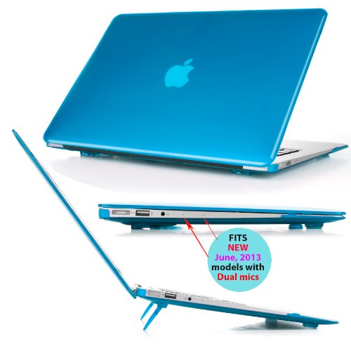 mCover hochwertigem Polycarbonat H  lle Schutzh  lle Notebooktasche Hard - Shell - Case Tasche Etui f  r Apple Macbbok Air 13 Zoll  Modell A1466   A13