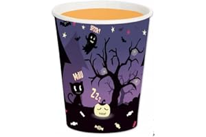 Lutz Mauder 8 Pappbecher* Halloween * für Kindergeburtstag und Mottoparty | Cups Becher Party Kinder Party Grusel Gespenst TapirElla