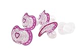 Haberman Lovi Soother (6-18 Months, Pack of 4, Pink)