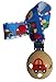 CuteToots wooden hand-painted dummy clip - broom broom cars (for dummy with ring)