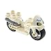 Produktbild 1 x Lego Duplo Motorrad weiss neue Form Polizei Police 5679