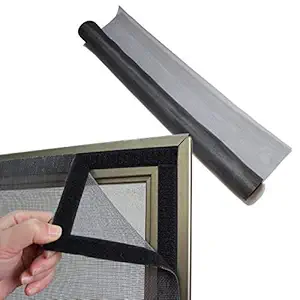 Mosquito Mesh for Windows 120 GSM Fiber Glass Mesh 4 x 4 feet or 47 X 47 Inches (120 CM/120 cm) Grey Colour.