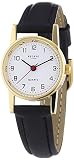 Regent Damen-Armbanduhr XS Analog Quarz Leder 12100417