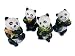 Produktbild Tierfiguren 4er Set Panda 6 cm Mini Pandabär Bär Zoo Setzkasten Sammler Bambus GKIG 532/1060
