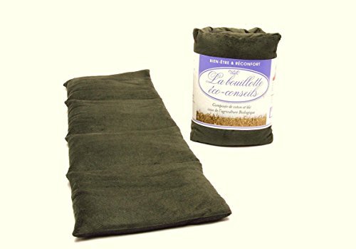 eco-conseils ® - agua caliente microondas terciopelo (8 colores) - 100% natural - uso polivalente