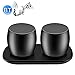 Produktbild Y&HY Mini Wireless Bluetooth-Lautsprecher für Indoor Outdoor Riding Aluminium Alloy Stereo mit Ladestation Unterstützung Freisprecheinrichtung,Black