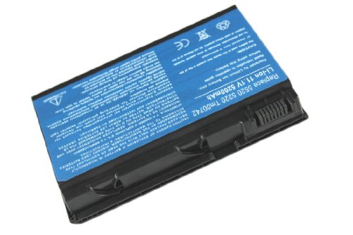 TOKUYI® Li-ion 11,10 Volt 5200mAh Notebook Laptop Akku Ersatzakku für ACER Extensa 5230, 5230E, 5420, 5430, 5610, 5620, 5630EZ, 5630Z, 5630ZG, 7620Z, TravelMate 6552, 7520-502G25Mn, 7720G-702G50Mn, TM5730-662G25Mn, ACER Extensa 5210, 5220, 5235, 5420G, 5620G, 5620Z, 5630, TravelMate 5330, 5520, 5730, TM5330 Series Laptop Battery - 5