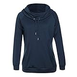 Dorical Wintersweatshirt Damen Grau Herbst Winter Warm Weinrot Blau Grau Lose Rollkragenpullover Sweatshirt Hochwertige Hässliche Modern Pullover Kostüm für Frauen Günstige Kaufen Online Sale