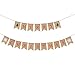 Price comparison product image KAKOO Merry Christmas Banner Burlap Bunting Hanging Pennant Banner Flag Garland for Home Garden Party Holiday Decoration,Displaying