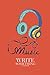 Produktbild Notebook - Write something: Music with headphone notebook, Daily Journal, Composition Book Journal, College Ruled Paper, 6 x 9 inches (100sheets)