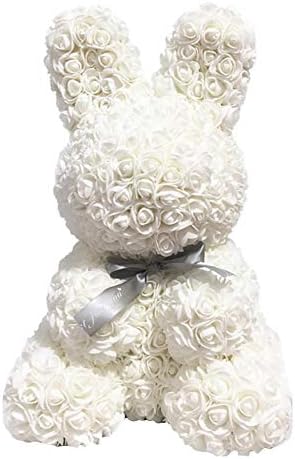 Simulation Rose Rabbit Doll Valentine's Day Present Handmade PE Rose Used For Decoration, Birthday Gifts