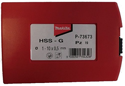 Makita P-73673 Bohrerset HSS-G 19 Stk - 2