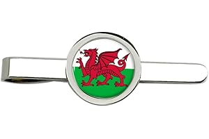 GIFTSHOP UK Wales Cymru Tie Clip